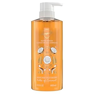 Safeguard Liquid Hand Soap, Micellar Deep Cleansing, Washes Away 99% Bacteria, Made with Natural Moisturizers, Enriched with Skin Conditioners, PH Balanced, Coconut Scent 15.5 oz