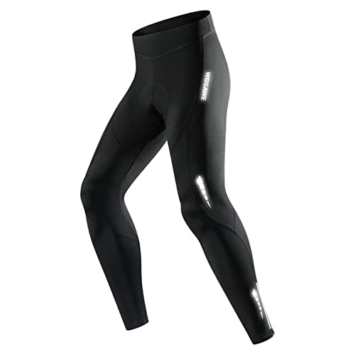 Dynwave Calças de masculinas esportivas acolchoadas calças leggings livre, XXL