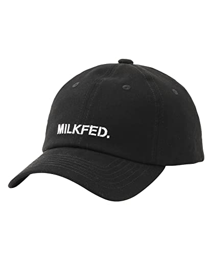 [ミルクフェド] キャップ STINCIL TWILL CAP レディース BLA