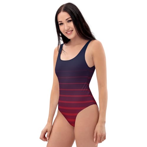 Maillot de bain une pièce résistant au chlore avec doublure devant