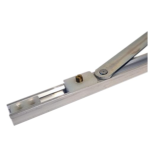 Brazo restrictor de puerta de 335 mm ajustable para cerramientos franceses de PVC 6