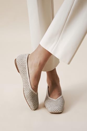 Image of VIVAIA Margot 3.0 Newly Upgraded Women's Ballet Flats Comfortable Square-Toe V-Cut Flats Casual Dress Washable Sustainable Shoes
