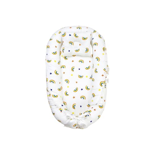 ベビーベッド 新生児 ベ ッドインベ ッド 新生児用添い寝ベ ッド ベッ ドガード 赤ちゃん 寝具 取り外し 折りたたみ 簡易ベッ ド 通気性 洗える可能 0〜36ヶ月 ベビーマット ベビークッション 赤ちゃん 長く活用 安全 出産祝い (さまざまなカラー