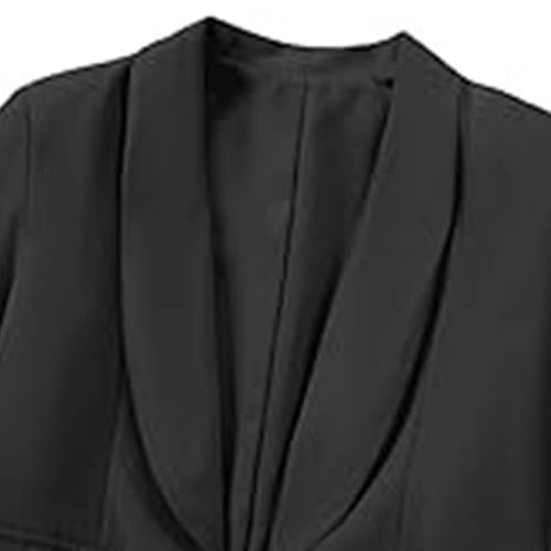 Girls Spring Autumn Suit Jacket Long Sleeves Shawl Collar Front Open Formal Suit Casual Jacket for Autumn Winter3