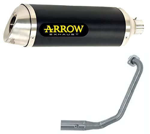 Ligne Arrow Thunder moto Yamaha MT-125 2021-2022 échappement complet alu noir