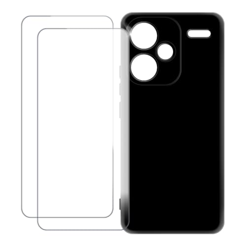 UOGNADGD Xiaomi Redmi Note 13 Pro+ 5G �Ƃ̌݊������� �J�X�^���J���t���P�[�X�{�����K���X�ی�t�B����2���t�� ? �Ռ��z�������h�~ (�u���b�N)