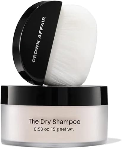 CROWN AFFAIR - The Dry Shampoo, All Hair Types, A Volumizing, Nutrient-Rich Dry Shampoo That Gives The Illusion of Just-Washed Strands, Off-white, 0.53 Ounce (Pack of 1)