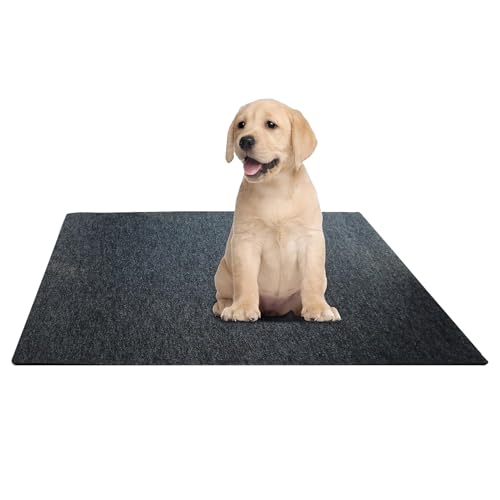 Estera de camada lavable para gatos con base impermeable para salones 2