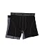 adidas Men's Sport Performance Climalite Boxer Briefs Underwear (2-Pack), Black/Thunder Grey, Small/Waist Size 28-30