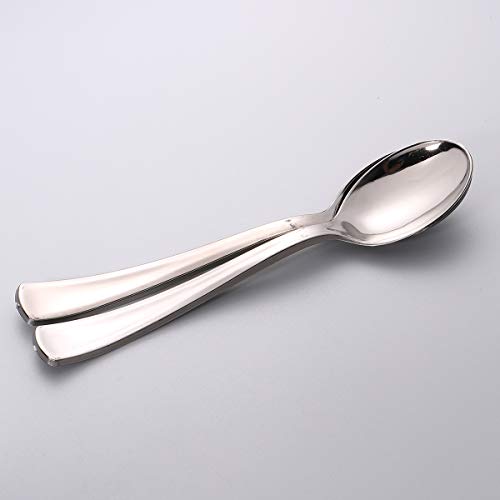 Colheres de chá gelado Yarnow, 36 peças, mini colher multifuncional de plástico, descartável, para s