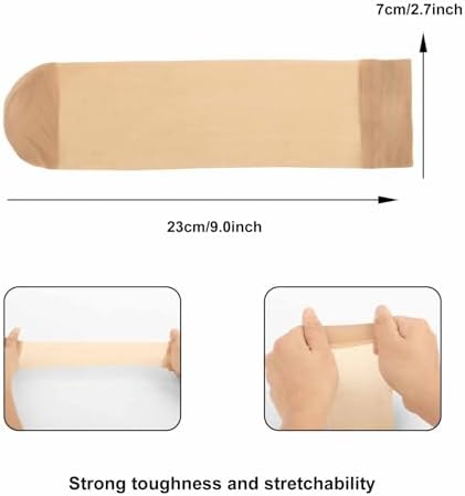 Eralove 10 Pairs Women's Nylon Ankle Short Sheer Socks