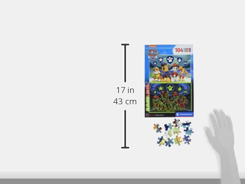 Puzzle Lumineux En Plein Obscurité Paw Patrol De Clementoni 104 Pièces - vue 4