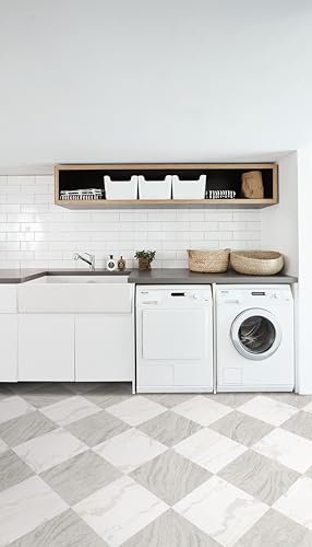 image for FloorPops x Chris Loves Julia 12-in by 12-in Bonneville Beige Peel and