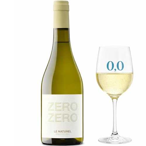 Vino sin alcohol blanco ecológico Naturel | Garnacha Blanca y Viura | Aromas tropicales y cítricos | Proceso en frío que conserva el sabor | Opción saludable | 0.0 % alcohol | 1 Botella 75 cl