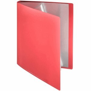Foldersys Sichtbuch flexibel A4 10 Hüllen PP rot
