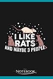 Photo Gallery i like rats and maybe 3 people funny rat gift notebook: gratitude journal notebook gift 120 pages, 6x9 cover| perfect gift for all ages Photo Gallery i like rats and maybe 3 people funny rat gift notebook: gratitude journal notebook gift 120 pages, 6x9 cover| perfect gift for all ages
