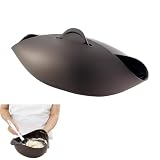 Ovrimelle Silicone Bread Maker, Bread Maker Mold,Microwave Vegetable Steamer Bowl for Homemade Baking Breads(COLOR:coffee)