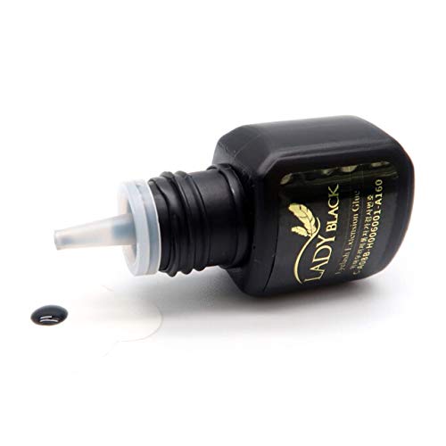 Pestañas adhesivo para pestañas garantía  Lady Black de Sky  5 ml  Pegamento fuerte y sensibles para Lash Extension