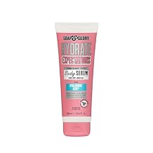 Soap & Glory Hydrate Expectations Body Serum - Thirst Quenching Hyaluronic Acid - Full-Coverage, Lightweight, Fast Absorbing Vegan Moisturizing Body Serum 8.4 Fl Oz