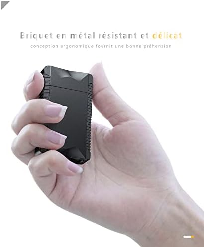 Cigarette Flameless Windproof Electric X Arc Lighter, USB Rechargeable