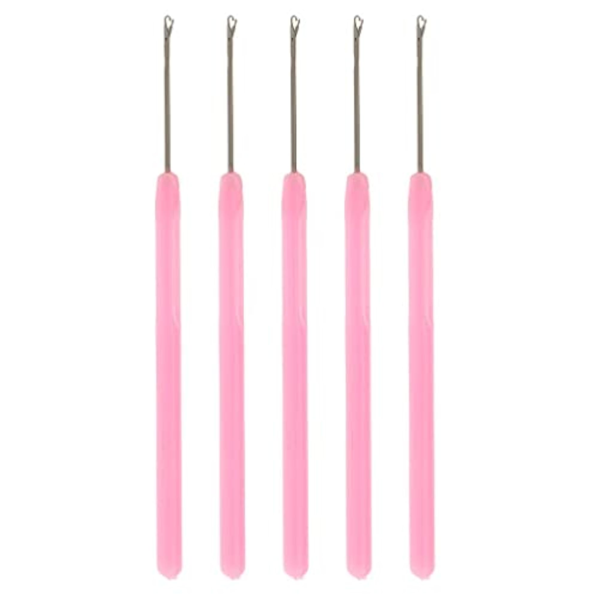 5 Pieces Pulling Hook Needle Tools for Hair Extensions