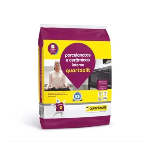 Argamassa Colante para Porcelanato Interno Cinza 20kg