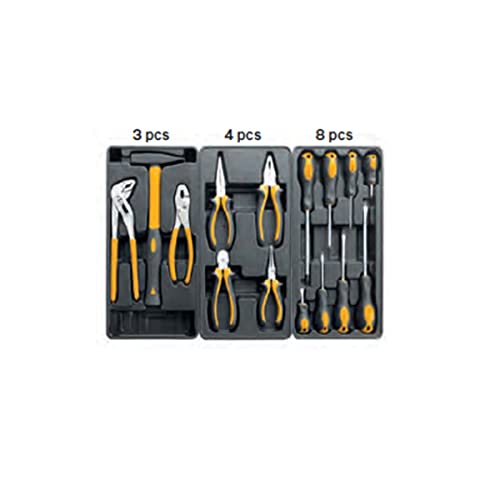 VITO Werkstattwagen bestückt - 221 Werkzeuge - 7 Schubladen - Werkstattwagen mit Werkzeug - Mobiler Werkzeug-Wagen - Werkzeugkiste - Profi Werkzeugkasten – Bild 6