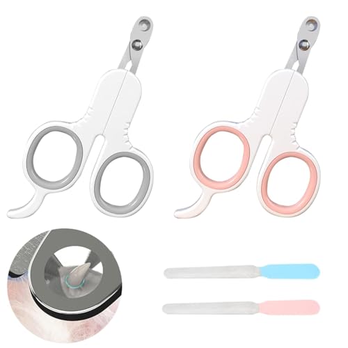 EnixwH 2 Coupe Griffes Chat, Coupe Ongle Chat pour Les Professionnels, Animal De Compagnie Soins des Coupe Griffe Chat Ongle pour Les Chats, Chiens, Lapins, des Oiseaux Et Petits Animaux