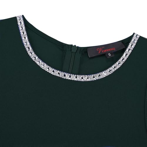 Image of Viwenni Women's Ruffle Vintage 1950s Party Swing Evening Formal Dresses