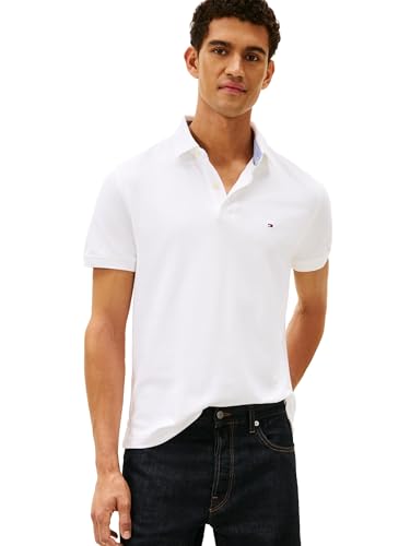Tommy Hilfiger Men's Big & Tall Short Sleeve Polo Shirt in Customs-Fit