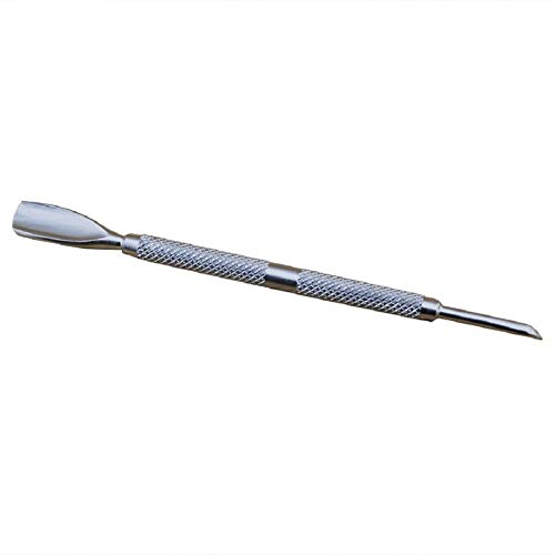 Rolabling Cuticle Pusher Spoon Nail Cleaner Professional Stainless Steel Cuticle Remover Durable Manicure and Pedicure Tools