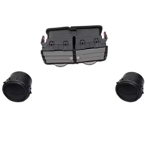 Sortie air tableau bord Toyota Yaris 2008-2013 panneau gris x3