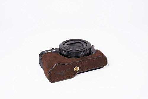 Funda de Cuero para Canon G7X Mark II Marrón - Fernando Cortés
