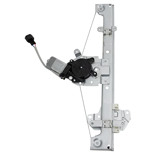 Image of TRQ Front Passenger Side Power Window Motor and Regulator Assembly Compatible with 2013-2019 Nissan Sentra