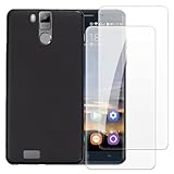 funda oukitel k6000 pro 【Paquete de Protección Completa】Incluye una funda blanda de TPU y dos protectores de pantalla de vidrio templado de alta calidad para protección 360° contra caídas, arañazos y uso diario.