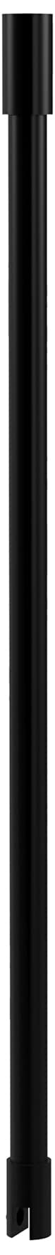 AURLANE Barre de Fixation Plafond pour Douche a l'italienne Laque Noir Mat - 60cm RECOUPABLE