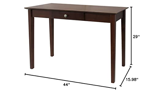 Winsome Wood Rochester Occasional Table, Antique Walnut #TOP7