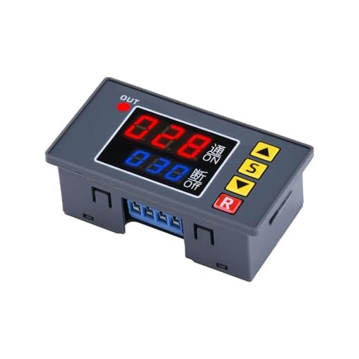 SazkJere Timer Delay Relay 20A 1500W Programmable Time Controller Switch Type Timer Passive Output (Switch Type DC12V)