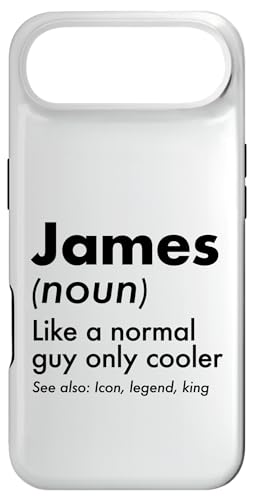 James Like A Normal Guy Only Cooler Legend King �t�@�[�X�g�l�[�� �X�}�z�P�[�X iPhone Air �p
