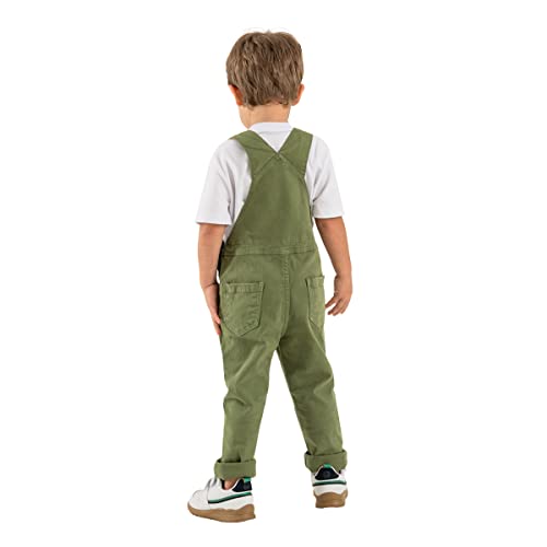 Offcorss Bib Overalls For Toddlers Boys Size 2T Green Adjustable Straps Slim Overol Niños | Kids Overall #TOP1