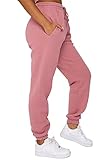 Waitfairy Womens Sweatpants High Waisted Drawstring Sweat Pants with Pocket Design XS Camel