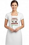 Third Place Chili Cook Off Champion White Bib Aprons