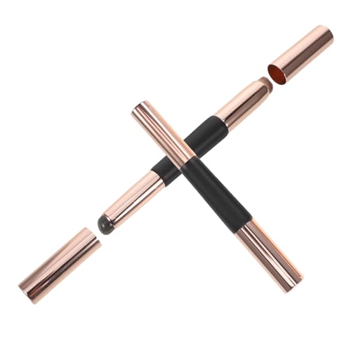 Pinceles de labios con doble punta de silicona Mipcase para aplicar corrector y brillo labial 1