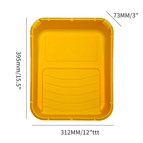 Voomey Paint Trays,Plastic Paint Tray 9 inch,Paint pan, 11pack,for Painters, Home Wall Painting. - Thumbnail 2