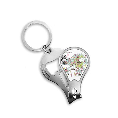 Coupe-ongles Chine Hong Kong idée cadeau originale pour passionnés d'Asie