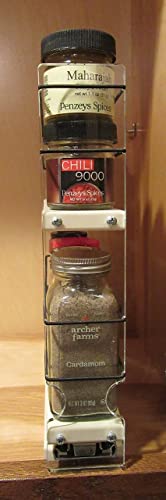 Vertical Spice - 2X2X11 Dc - Spice Rack Narrow Space - 10 Capacity - Drawer Access Full Depth - Size: 2.3" Width X 10.75" Height X 10.6" Depth - Made In Usa #TOP6