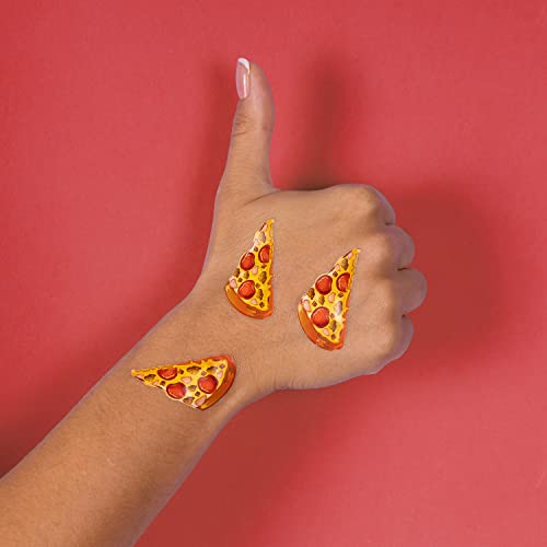 Bioswiss Bandages, Pizza Shaped Self Adhesive Bandages, Latex Free Sterile Wound Care, Fun First Aid Kit Supplies For Kids, 24 Count #TOP3