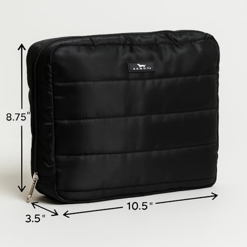 SCOUT All Inclusive Travel Organizer - Slim, Spacious, Versatile Travel Accessory with 4 Compartments (Two Zip), Durable Puffer Fabric, Highly Packable3