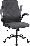 KAGMII Home Office Chair Ergonomic with Lumbar Support, Flip-Up Armrests, Adjustable...