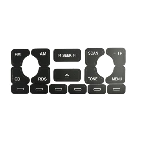 Autocollants bouton radio pour Audi A4 B6 B7 et A3 8L de réparation